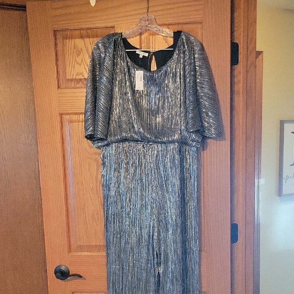 Maurices Metallic Short Sleeve Jumper